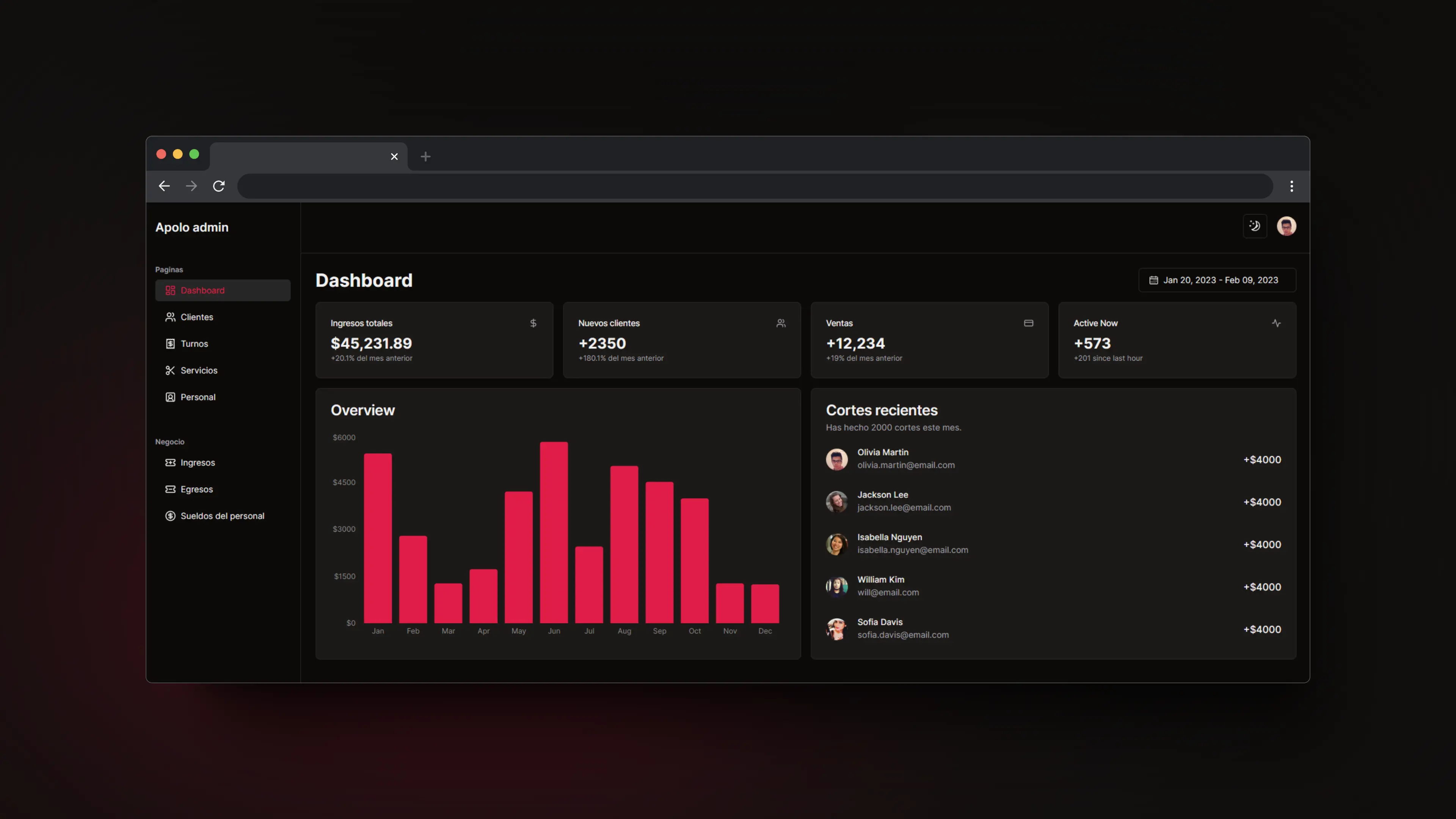 Image of the software